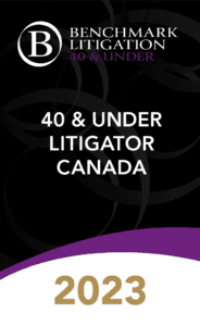 Benchmark Litigation: 40 and Under 2023
