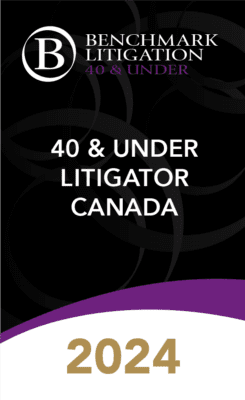 Benchmark Litigation: 40 and Under 2024