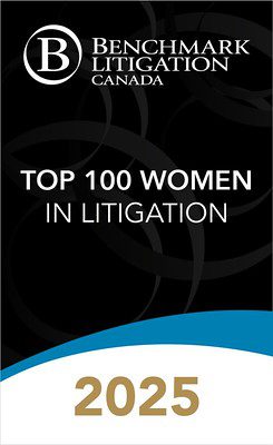 Benchmark Litigation: Top 100 Women in Litigation 2025